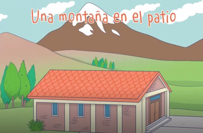 2º- Kamishibai: Una montaña en el patio (Día de la Paz).