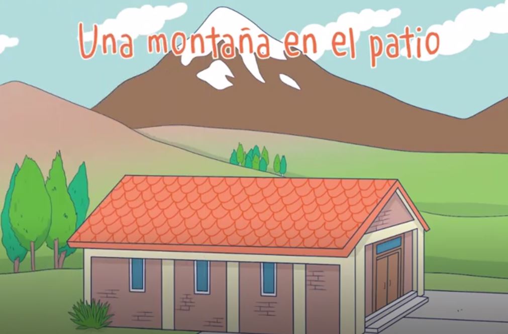 2º- Kamishibai: Una montaña en el patio (Día de la Paz).