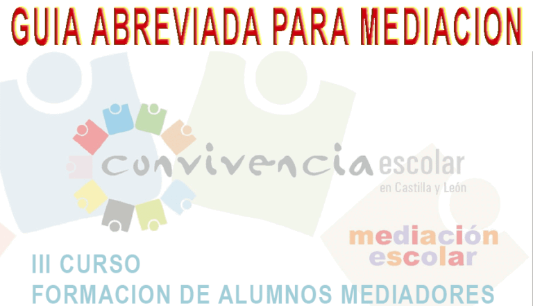Hablamos de mediación I