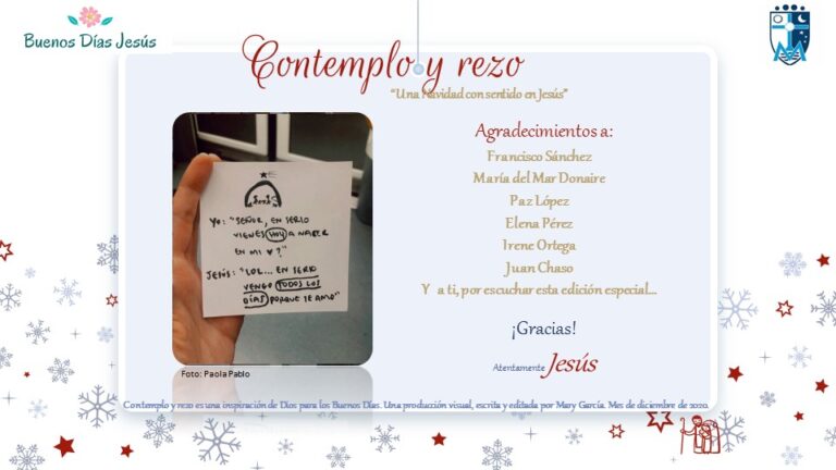 14. Contemplo y Rezo te da las gracias