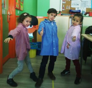 Poemas recitados por tres alumnos de Infantil.