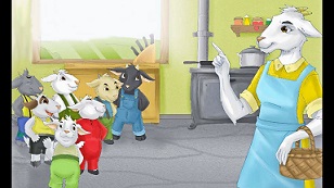 Nuestros cuentos. La cabra y los siete cabritos