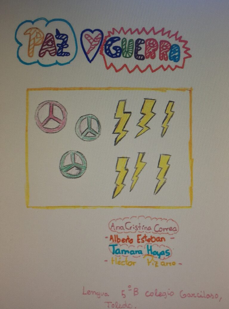 Cuento colaborativo 5ºB: Paz y Guerra