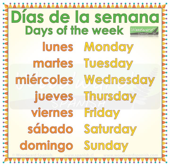 Cuento The days of the week