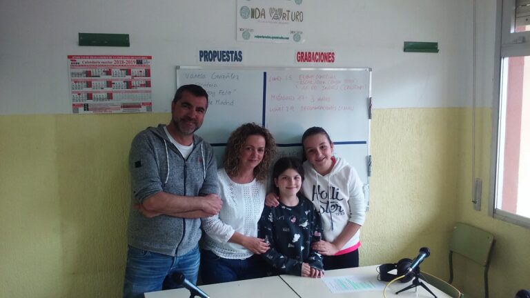 HOY NOS VISITAN. IDOIA Y OSCAR.