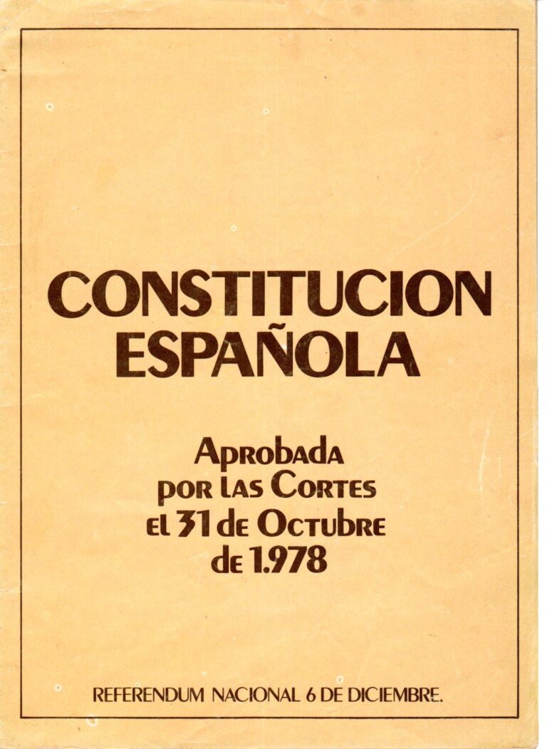 ¿Qué sabes sobre la Constitución española?