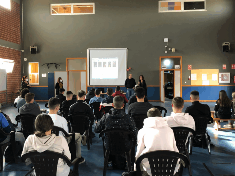 Visita del escritor Juan Ramón Barat