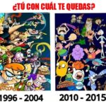 Dibujos animados antiguos VS dibujos animados nuevos. ¿Cuáles son mejores?