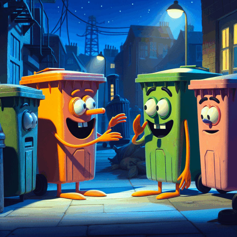 ¡Vaya lío con tanto cubo!