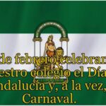Poema Día Andalucía "Canción del jinete" y Máscaras Carnaval 3º
