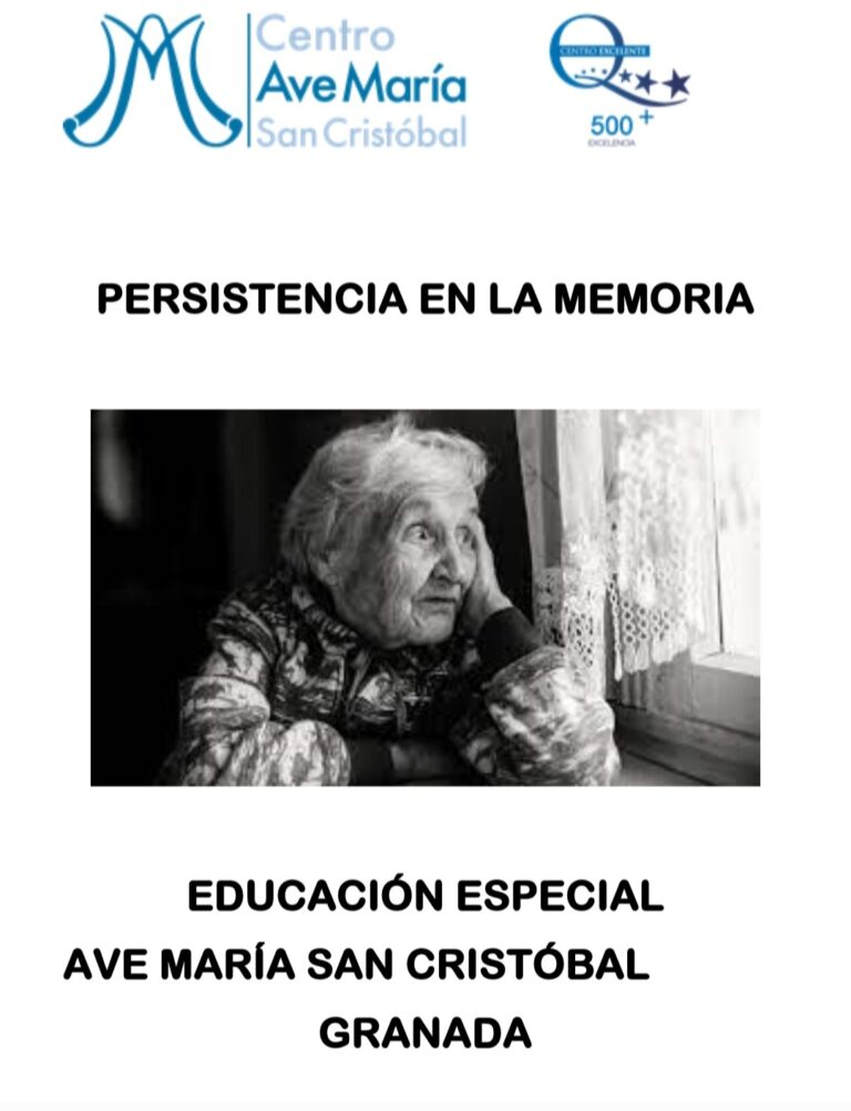Persistencia en la memoria.