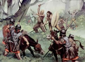 Batalla del bosque de Teotoburgo.