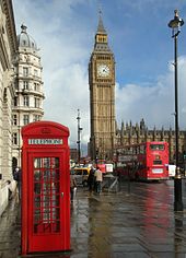 Hablando sobre Londres.