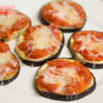 Receta de mini pizza de berenjena