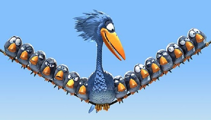 Ave que no vuela....