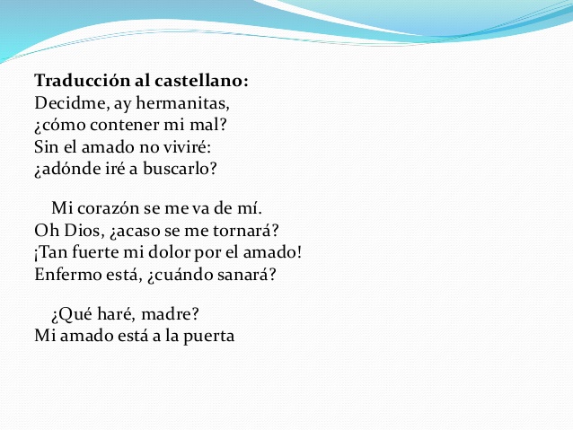 POEMA JARCHA AY HERMANITAS