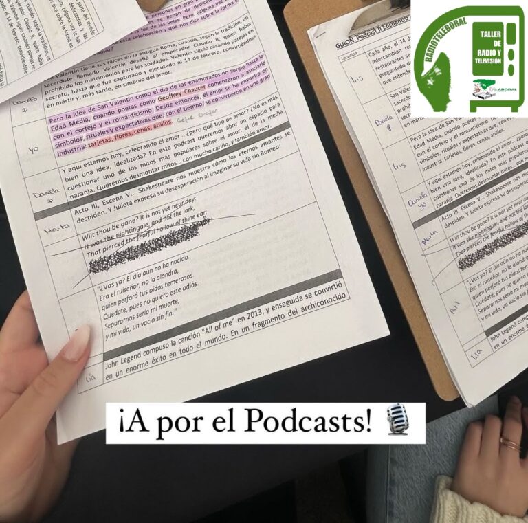 Podcast "El mito de la media naranja" IES LA LABORAL DE LA LAGUNA Tenerife