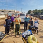 Alumnos solidarios con Valencia