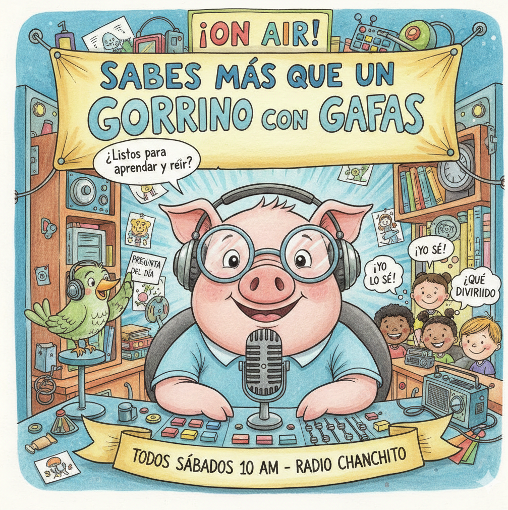 Escuchar podcast CONCURSO: «¡SABES MÁS QUE UN GORRINO CON GAFAS!»