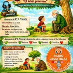 Escuchar podcast Cuentilandia: “El árbol generoso”. Colegio Jesuitinas (Hijas de Jesús), Pamplona, 2º E.P.