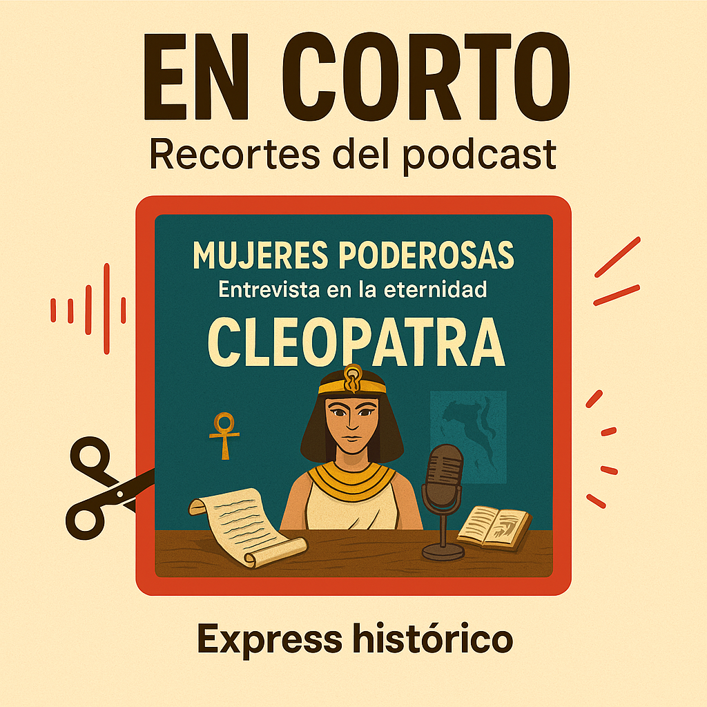Escuchar podcast EN CORTO Mujeres poderosas Cleopatra