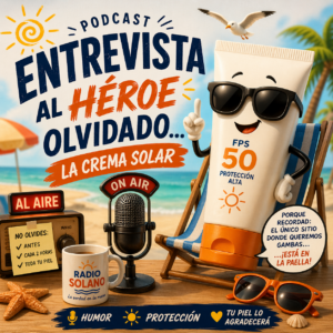 Escuchar podcast Entrevista al héroe olvidado… la crema solar