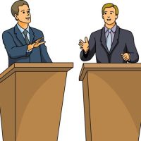 Two Men Debating